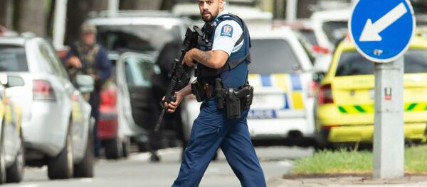 الشرطة في مكان الحادثة في نيوزيلندا - سبوتنيك عربي