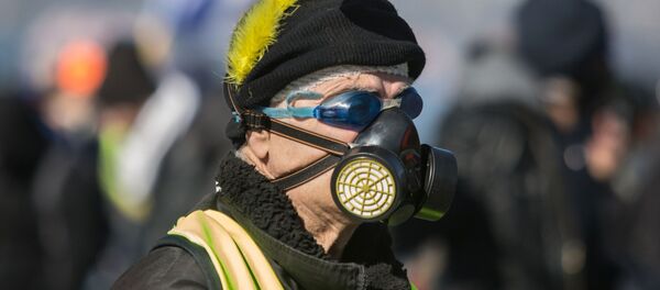 احتجاجات السترات الصفراء في باريس، فرنسا 17 مارس/ آذار 2019 - سبوتنيك عربي