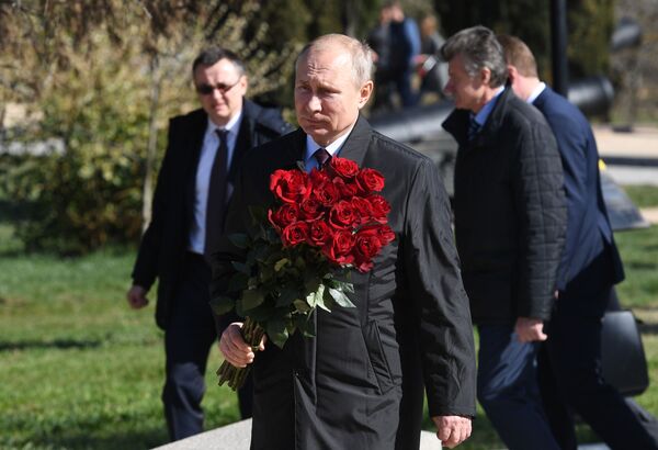 زيارة الرئيس فلاديمير بوتين إلى القرم - سيفاستوبل 18 مارس/ آذار 2019 - سبوتنيك عربي