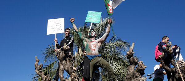 المتظاهرون في الجزائر العاصمة - سبوتنيك عربي