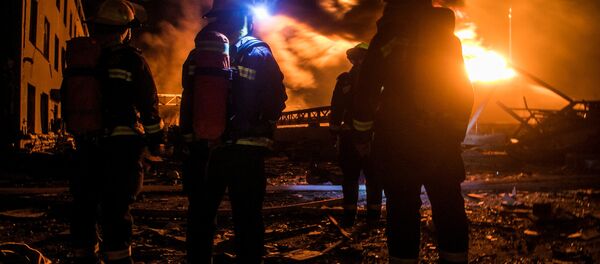تصاعد الدخان بعد انفجار في مصنع كيماويات في الصين - سبوتنيك عربي