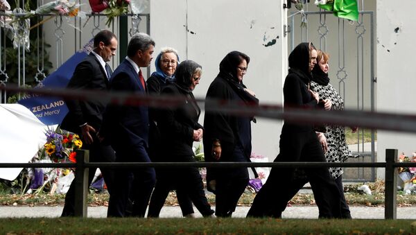 رئيسة وزراء نيوزيلندا ترتدي الحجاب أثناء المراسم - سبوتنيك عربي