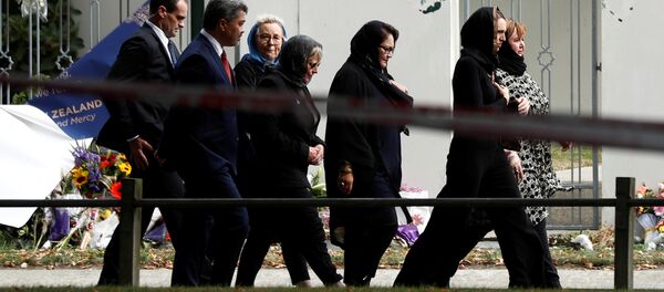 رئيسة وزراء نيوزيلندا ترتدي الحجاب أثناء المراسم - سبوتنيك عربي