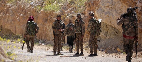 قوات سوريا الديمقراطية في الباغوز - سبوتنيك عربي