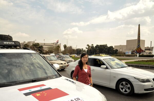 الصحفية الصينية وو شان في دمشق الصحفية الصينية وو شان في دمشق - سبوتنيك عربي