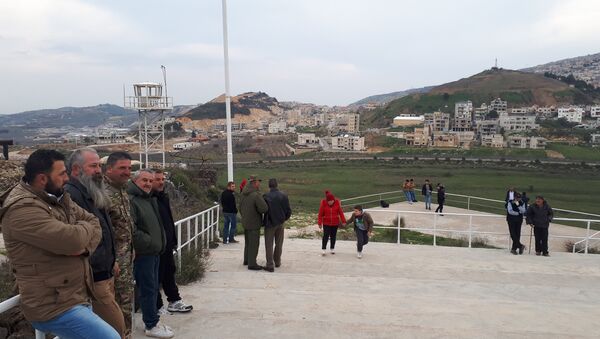 وقفة القنيطرة قرب منطقة الفصل، الجولان، سوريا 25 مارس/ آذار 2019 وقفة القنيطرة قرب منطقة الفصل، الجولان، سوريا 25 مارس/ آذار 2019 - سبوتنيك عربي