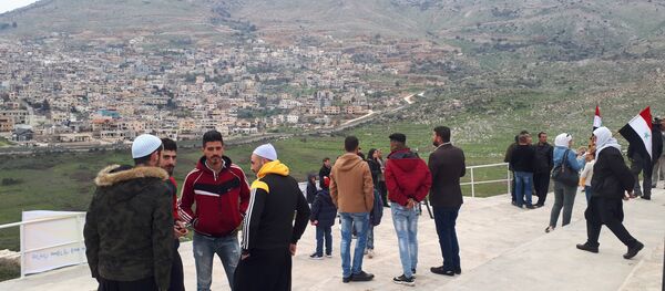 وقفة القنيطرة قرب منطقة الفصل، الجولان، سوريا 25 مارس/ آذار 2019 وقفة القنيطرة قرب منطقة الفصل، الجولان، سوريا 25 مارس/ آذار 2019 - سبوتنيك عربي