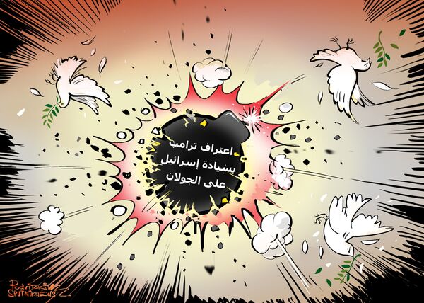 اعتراف ترامب بسيادة إسرائيل على الجولان يلغم عملية التسوية في الشرق الأوسط - سبوتنيك عربي