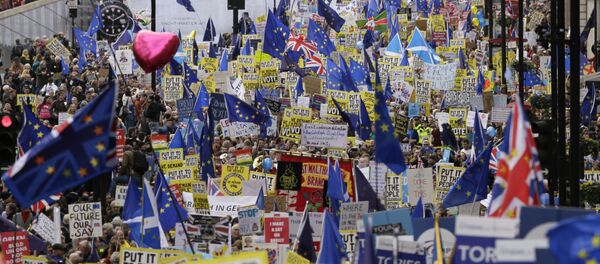 احتجاجات ضد بريكست - سبوتنيك عربي