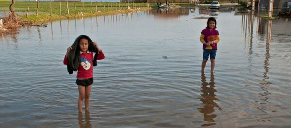 إيران - المناطق المنكوبة إثر السيول الهائلة التي غمرت البلدات الإيرانية، 22 مارس/ آذار 2019 - سبوتنيك عربي