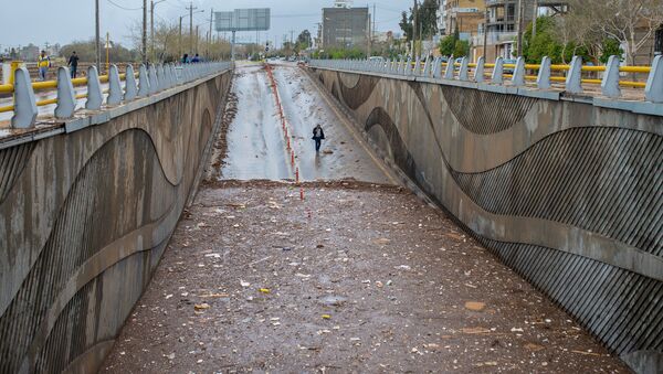 إيران - المناطق المنكوبة إثر السيول الهائلة التي غمرت البلدات الإيرانية، 26 مارس/ آذار 2019 - سبوتنيك عربي