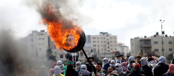 مسيرة فلسطينية في الضفة الغربية مسيرة فلسطينية في الضفة الغربية - سبوتنيك عربي