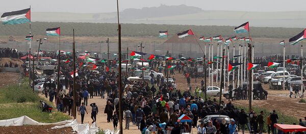 مليونية العودة في غزة مليونية العودة في غزة - سبوتنيك عربي