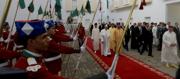 البابا فرانسيس يزور معهد الأئمة المغربي محمد السادس بالرباط - سبوتنيك عربي