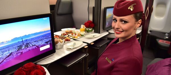 صالون طائرة بوينغ 777 تابعة لشركة الطيران Qatar Airways صالون طائرة بوينغ 777 تابعة لشركة الطيران Qatar Airways - سبوتنيك عربي