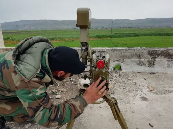 الحربي السوري يستهدف معاقل تنظيم جبهة النصرة الإرهابي في أرياف إدلب وحماة الحربي السوري يستهدف معاقل تنظيم جبهة النصرة الإرهابي في أرياف إدلب وحماة - سبوتنيك عربي