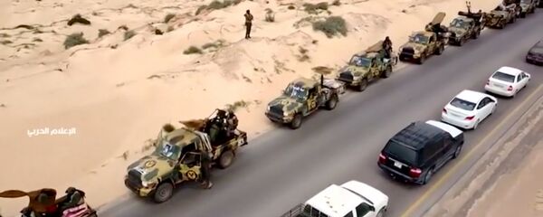 الجيش الوطني الليبي بقيادة المشير خليفة حفتر يتوجه إلى العاصمة طرابلس - سبوتنيك عربي