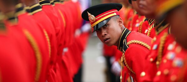 جنود حرس الشرف في مقر الجيش التايلاندي في بانكوك، 2 أبريل/ نيسان 2019 - سبوتنيك عربي