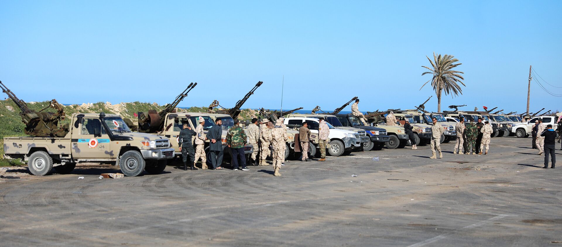 قوات الجيش التابعة لحكومة الوفاق الوطني في ليبيا - سبوتنيك عربي, 1920, 17.08.2021