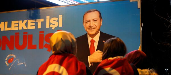 مؤيدو حزب العدالة والتنمية في الانتخابات التركية - سبوتنيك عربي