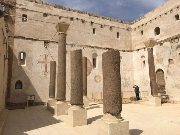 الدير الأحمر في صعيد مصر - سبوتنيك عربي