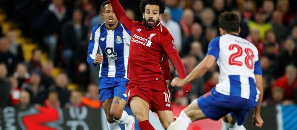محمد صلاح خلال مباراة مباراة ليفربول أمام بورتو - سبوتنيك عربي