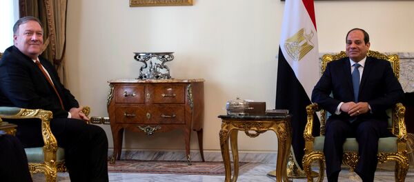 الرئيس المصري عبد الفتاح السيسي يستقبل وزير الخارجية الأمريكي مايك بومبيو - سبوتنيك عربي