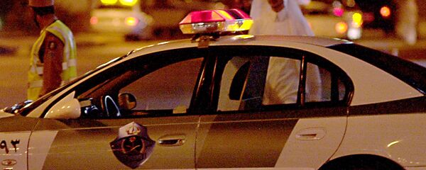 سيارة تابعة إلى الشرطة السعودية  - سبوتنيك عربي