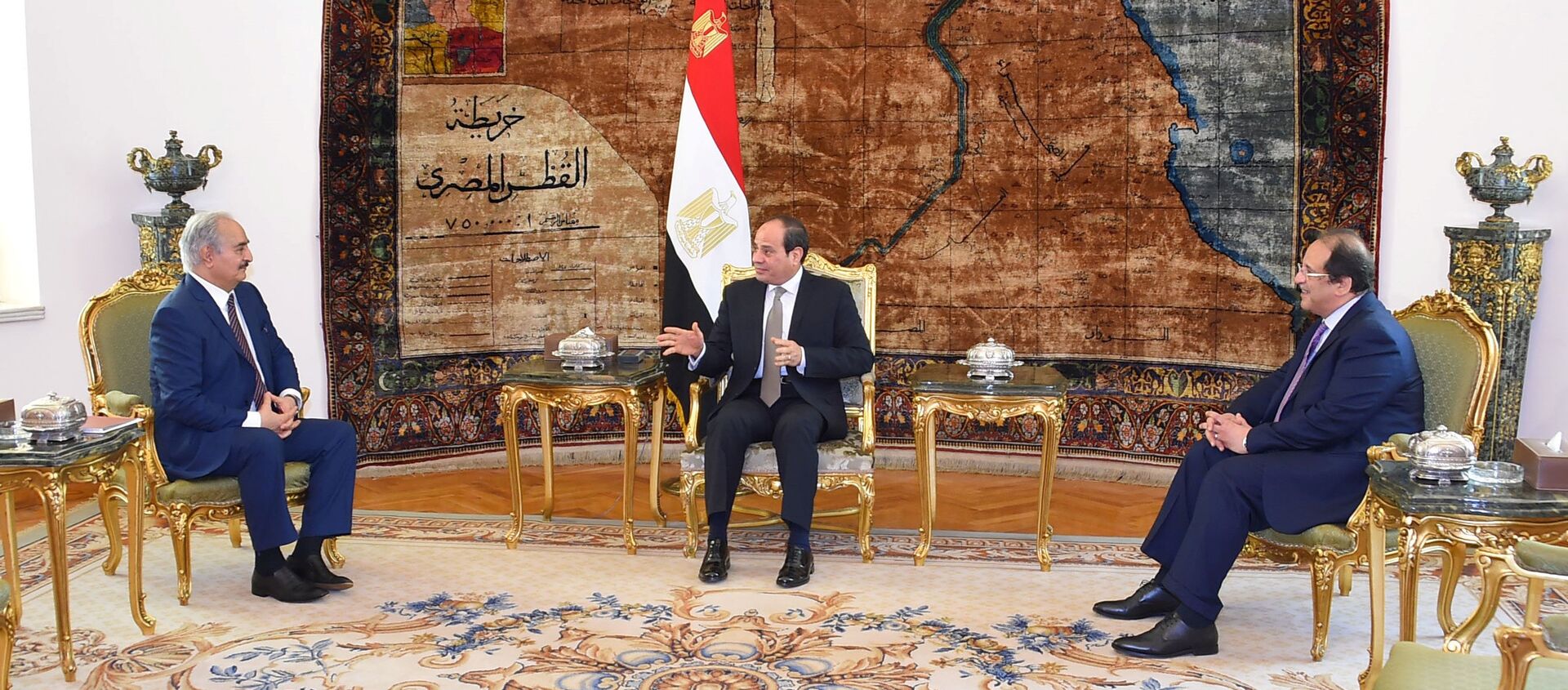 الرئيس المصري عبد الفتاح السيسي يستقبل قائد الجيش الوطني الليبي المشير خليفة حفتر - سبوتنيك عربي, 1920, 14.09.2021