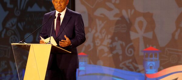 أحمد أحمد رئيس الاتحاد الأفريقي لكرة القدم - سبوتنيك عربي