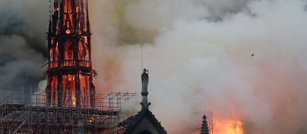 حريق كاتدرائية نوتردام - سبوتنيك عربي