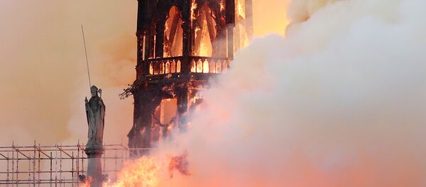 حريق كاتدرائية نوتردام - سبوتنيك عربي