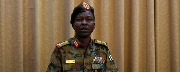 المتحدث باسم الجيش السوداني اللواء شمس الدين كباشي يحضر مؤتمرا صحفيا في الخرطوم - سبوتنيك عربي