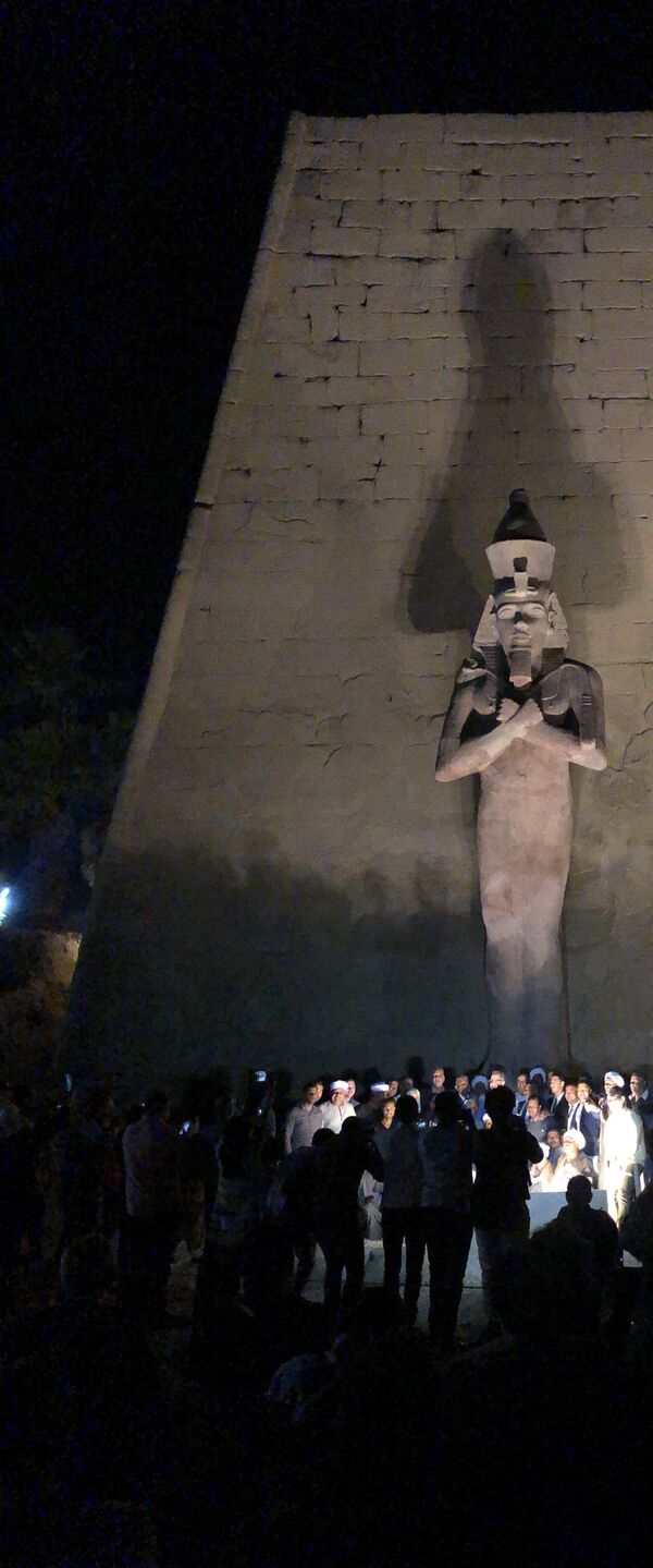 تمثال رمسيس الثاني على واجهة معبد الأقصر - سبوتنيك عربي