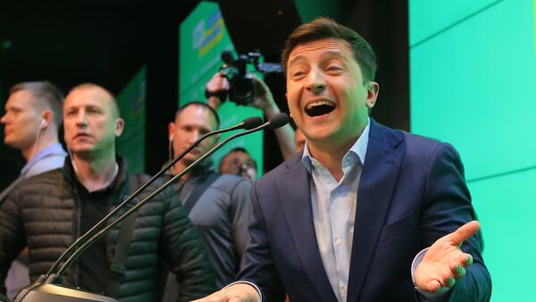 فوز زيلينسكي بالانتخابات الأوكرانية - سبوتنيك عربي