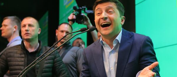 فوز زيلينسكي بالانتخابات الأوكرانية - سبوتنيك عربي