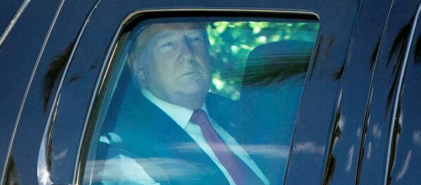 الرئيس الأمريكي دونالد ترامب والسيدة الأولى ميلانيا ترامب - سبوتنيك عربي