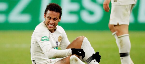 نيمار خلال نهائي كأس فرنسا بين باريس سان جيرمان وفريق رين - سبوتنيك عربي