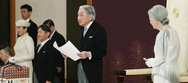 إمبراطور اليابان يلقي بكلمة تنحيه - سبوتنيك عربي