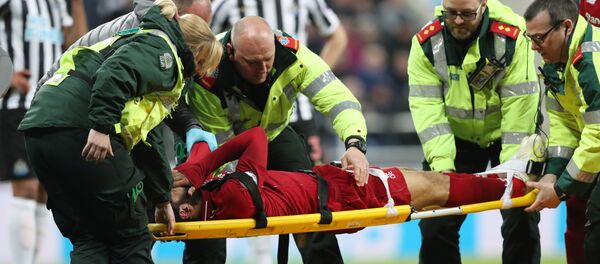 إصابة محمد صلاح خلال مباراة نيو كاسل - سبوتنيك عربي