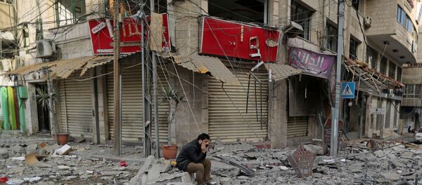 أثار القصف الإسرائيلي على غزة - سبوتنيك عربي