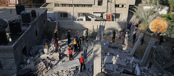 آثار القصف الإسرائيلي على غزة - سبوتنيك عربي