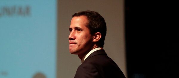 زعيم المعارضة الفنزويلية خوان غوايدو، الذي نصب نفسه رئيسا للبلاد - سبوتنيك عربي