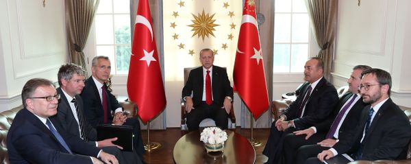 الرئيس التركي أردوغان يلتقي الأمين العام لحلف الناتو ستولتنبرغ في أنقرة - سبوتنيك عربي