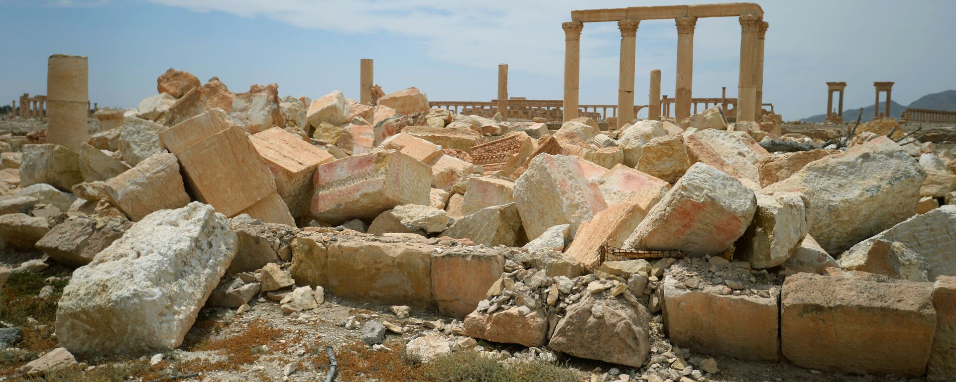 معبد بعل شمين المدمر في مدينة تدمر (بالميرا) الأثرية - سبوتنيك عربي, 1920, 16.10.2020