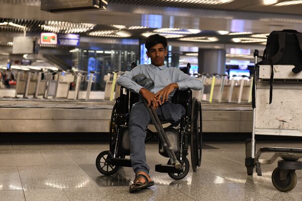 الفتى العراقي، قاسم، بطل صورة الرغبة في الحياة، الفائزة بجائزة مسابقة أندريه ستينن الدولية لعام 2018  - سبوتنيك عربي