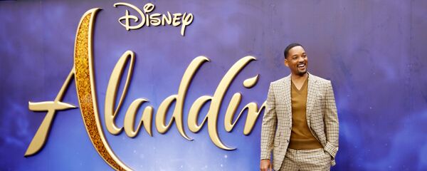 الممثل الأمريكي ويل سميث في العرض الخاص لفيلم علاء الدين، 9 مايو/أيار 2019 - سبوتنيك عربي
