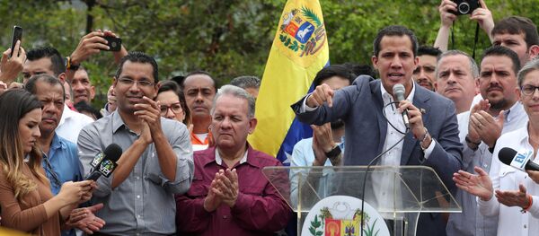 رئيس البرلمان الفنزويلي المعارض خوان غوايدو - سبوتنيك عربي