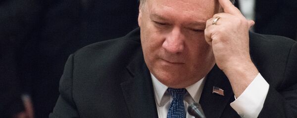 وزير الخارجية الروسي سيرغي لافروف يلتقي مع نظيره الأمريكي مايك بومبيو، 14 مايو/ أيار 2019 - سبوتنيك عربي