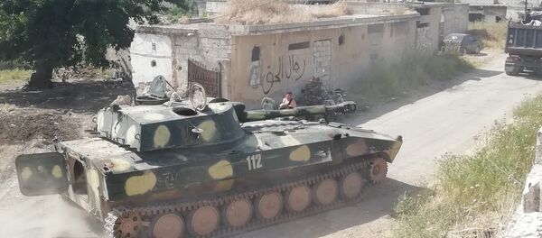 اقتحام الجيش السوري معاقل جبهة النصرة في الحويز بريف حماة - سبوتنيك عربي